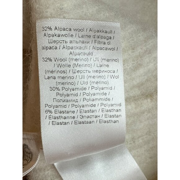 Ganni‎ Womens Alpaca Wool Blend Hoodie Sweater Size XS - Picture 7 of 7